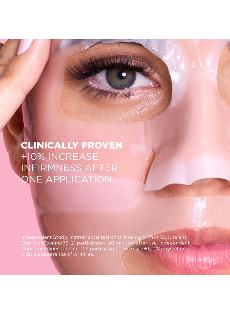 SKIN REPUBLIC Anti-Aging Retinol Face Mask Sheet (1 Mask) with Niacinamide & Rice Water – Reduces Wrinkles, Pigmentation, Dark Spots & Pimple Marks, Improves Firmness, Brightens & Hydrates Skin - Image 2